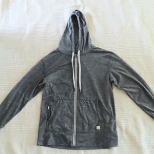 Vuori Halo Performance Hoodie in Heather Grey - Medium